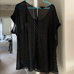 Lane Bryant top with sexy split back opening!🖤